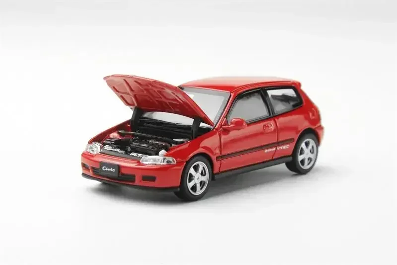 LCD 1:64 CIVIC SiR II (EG6) Capô do motor que pode ser aberto modelo fundido