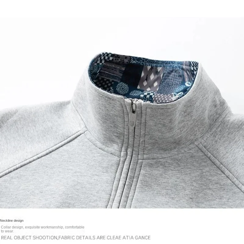 البلوز الذكور الشارع ارتداء Y2k ملابس طويلة الأكمام البلوز الحد الأدنى المتضخم الخريف الراحة تناسب أزياء رجالي عادية #6