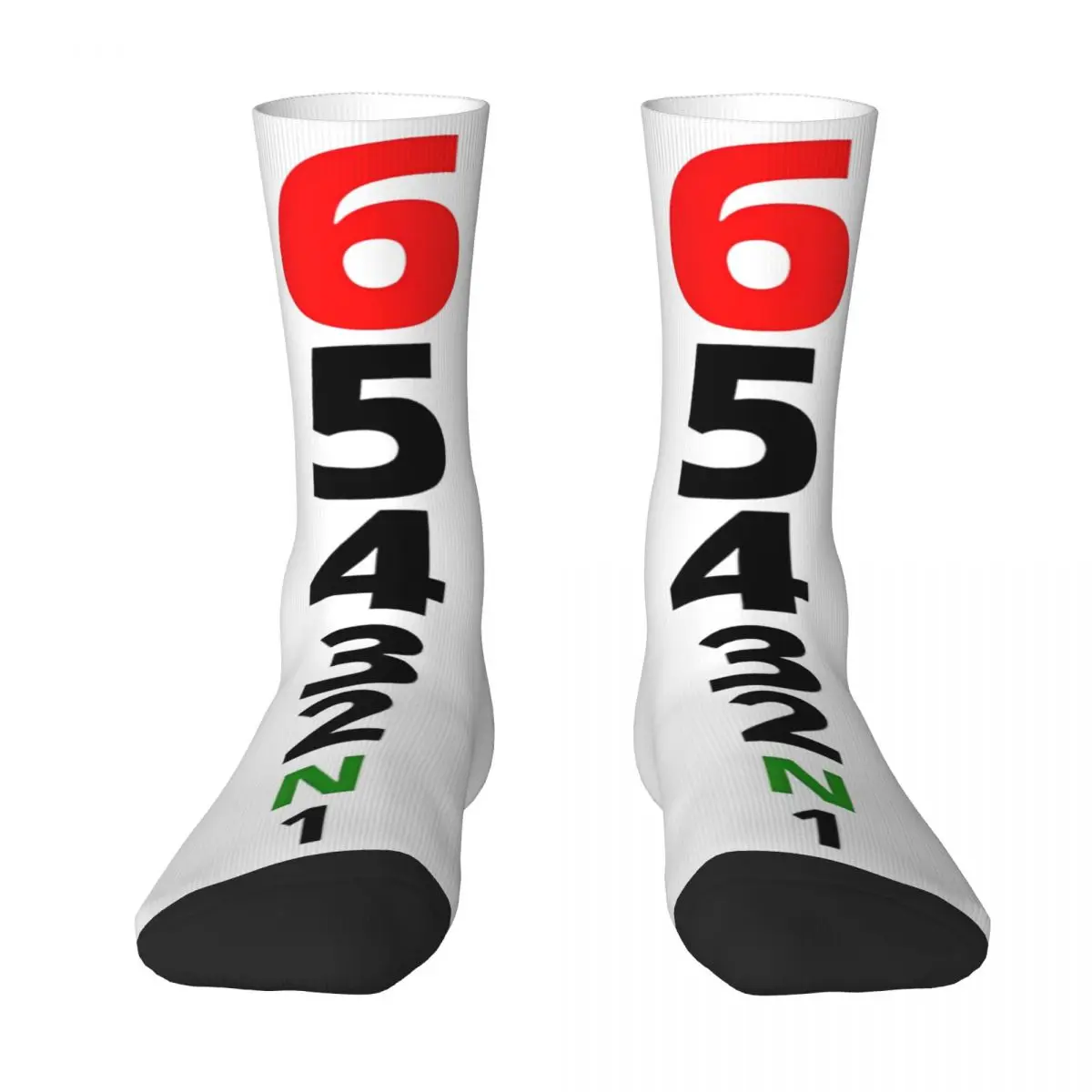 

1N23456 Motorcycle Speed Racing Motorbike Socks Men's Women's Funny Happy Socks Crazy Summer Winter Middle Tube Socks Gifts