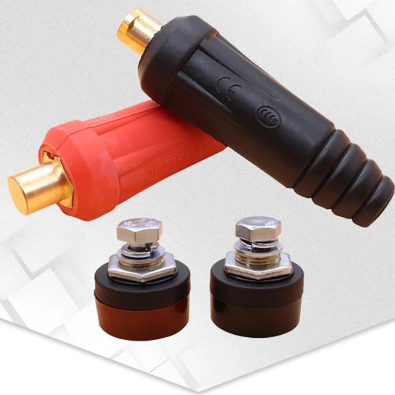 Rapid Fitting Europe Welding Machine Cable Connector DKJ 10-25 35-50 Quick Connector Welding Machine Plug Socket