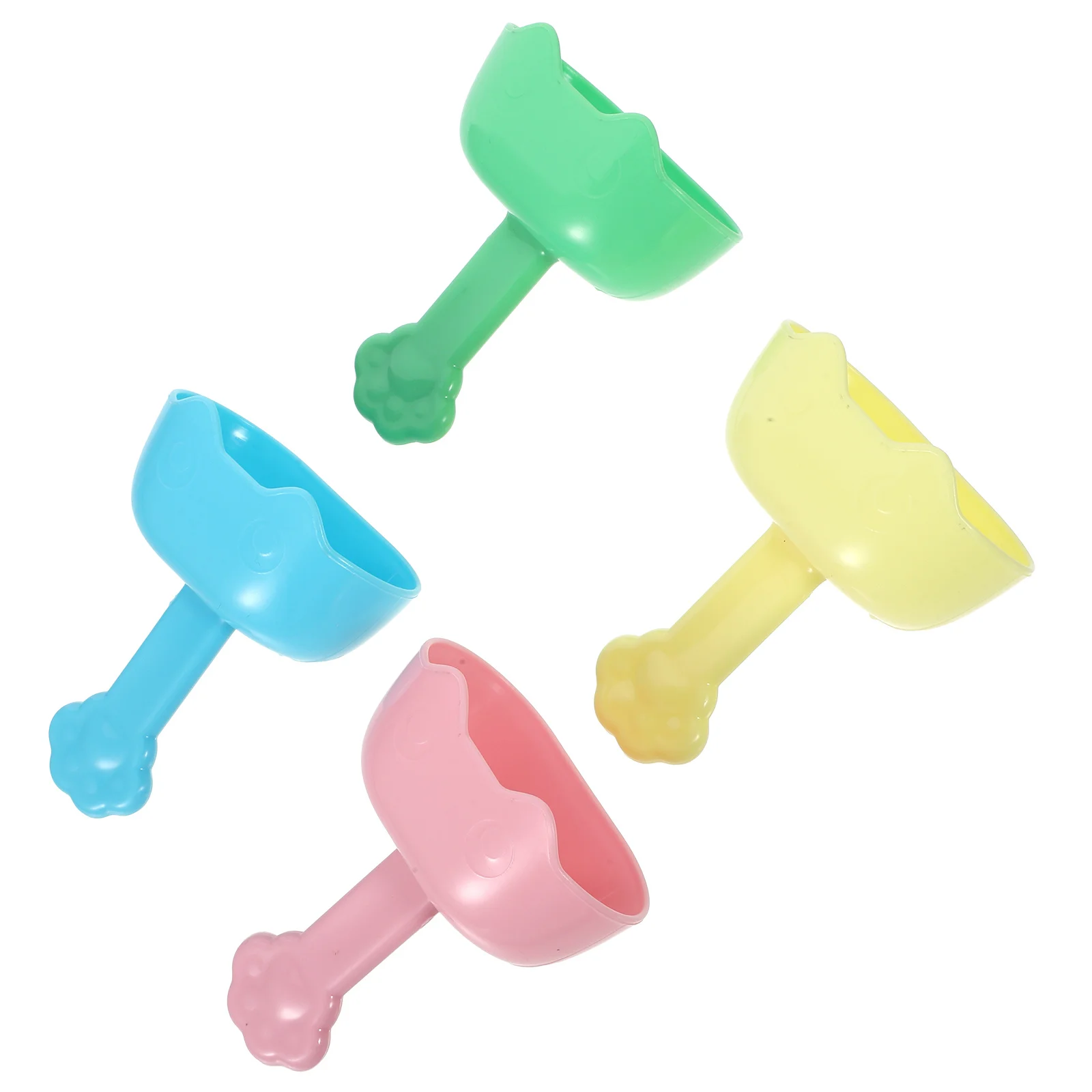 

4pcs Ice Cream Stick Holders Rack Pp Material Anti-Flow Cream Display Stands For Kids Treat Storage Holder Party Dessert