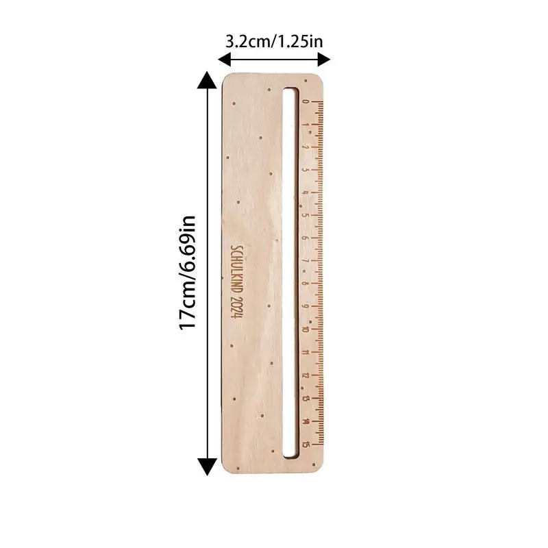 Wood Measuring Ruler School Supplies Reading Ruler Plant Rulers School Supplies Classroom Accurate Scale For Classroom