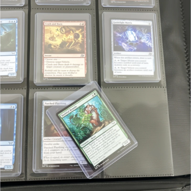 Fasst 360 Toploaders, 9 Taschen, Top-Loader-Ordner zur Aufbewahrung von Karten, Kartenhalter für Sportkarten oder Sammelkarten im Format 3 x 4 Zoll. – Detail 2
