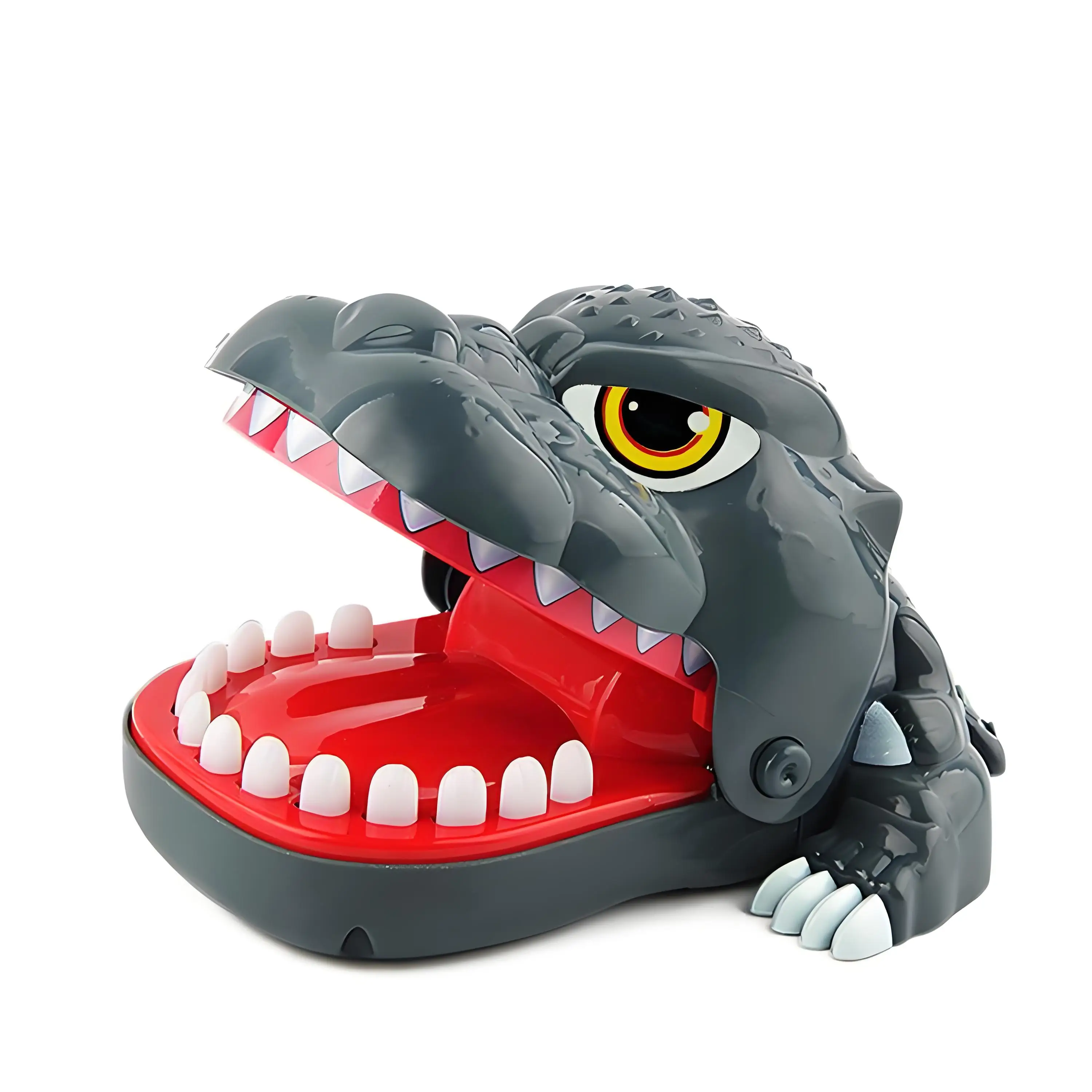 

Interactive Prank Toy, Animal Mouth Biting Challenge, No Battery Dino/Crocodile Model, Kids Desktop Stress Relief Gag Toy