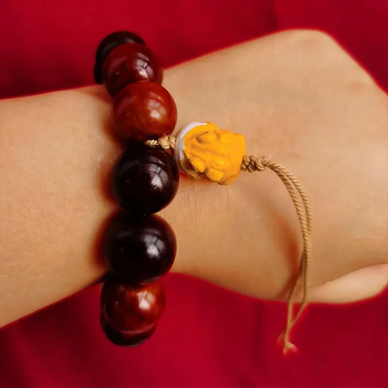 Mountain Turtle 16mm Smooth Material Unisex Running Ring Personalized Pendant DIY Round Bead Bracelet