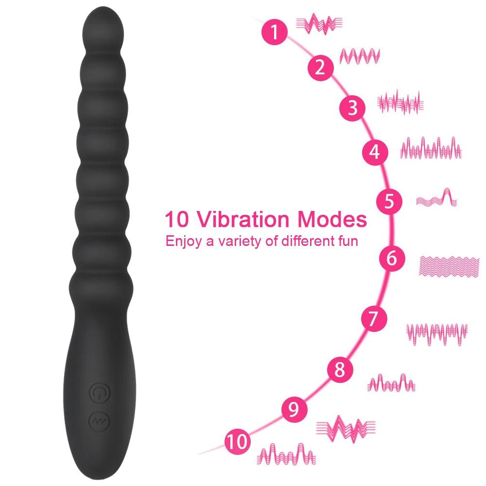 20cm Stick Vibrators For Women Nipple Clit Stimulator Vaginal Plug Anal Beads Dildo Female Masturbator Sex Toys Men Erotic Goods