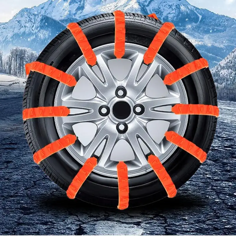 Reusable Anti Snow Chains Tire Traction Chain Anti-Skid Thickening Tire Chains Wheel Tyre Anti-Skid Chains Tire Traction Chain image 2
