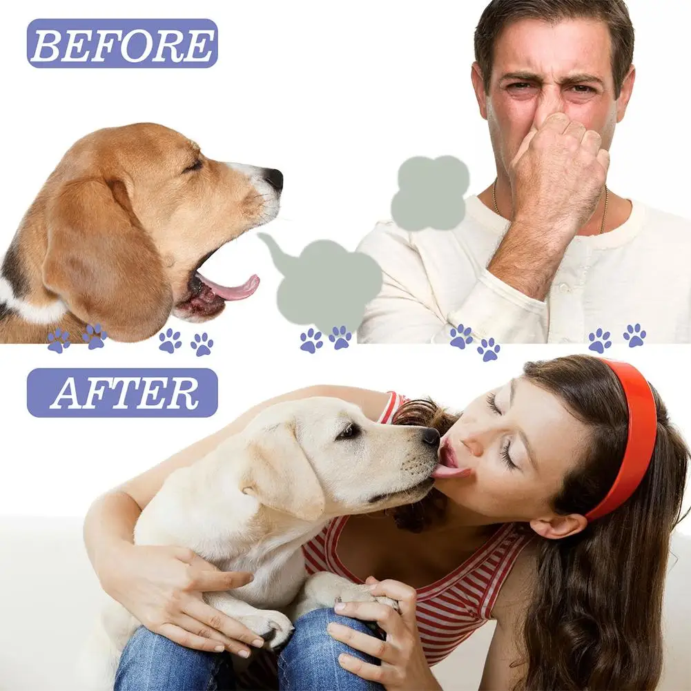 30ml Pet Spray Dog Oral Care Bad Breath Teeth Cleaning Pet Freshener Supply Deodorant Plaque Care Remover Breath Pet Accessories