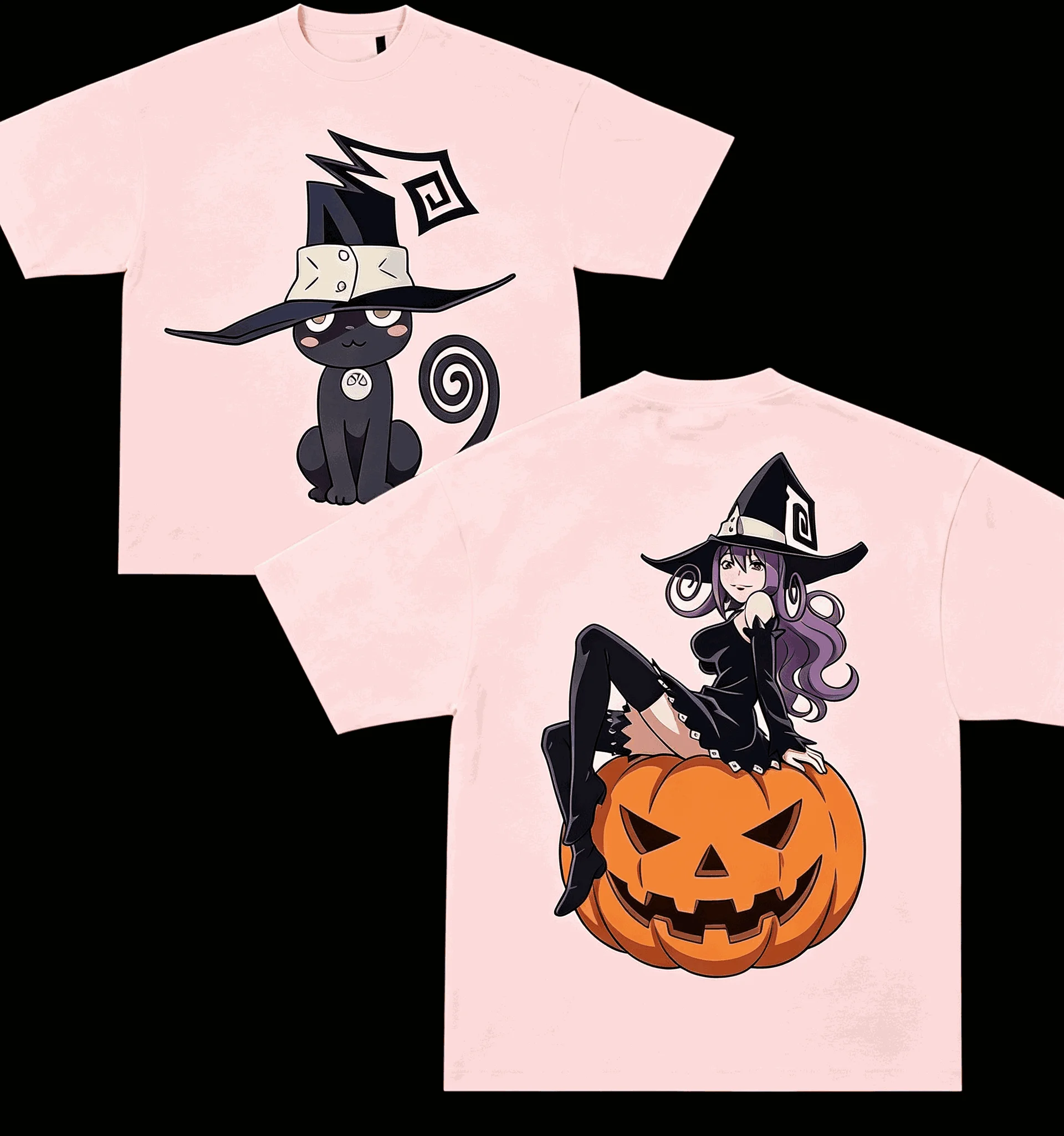 SOUL EATER Summer New Cotton Retro Unisex Casual Fashion T-shirt High Street Oversized Unisex Trendy Cotton Breathable Couples
