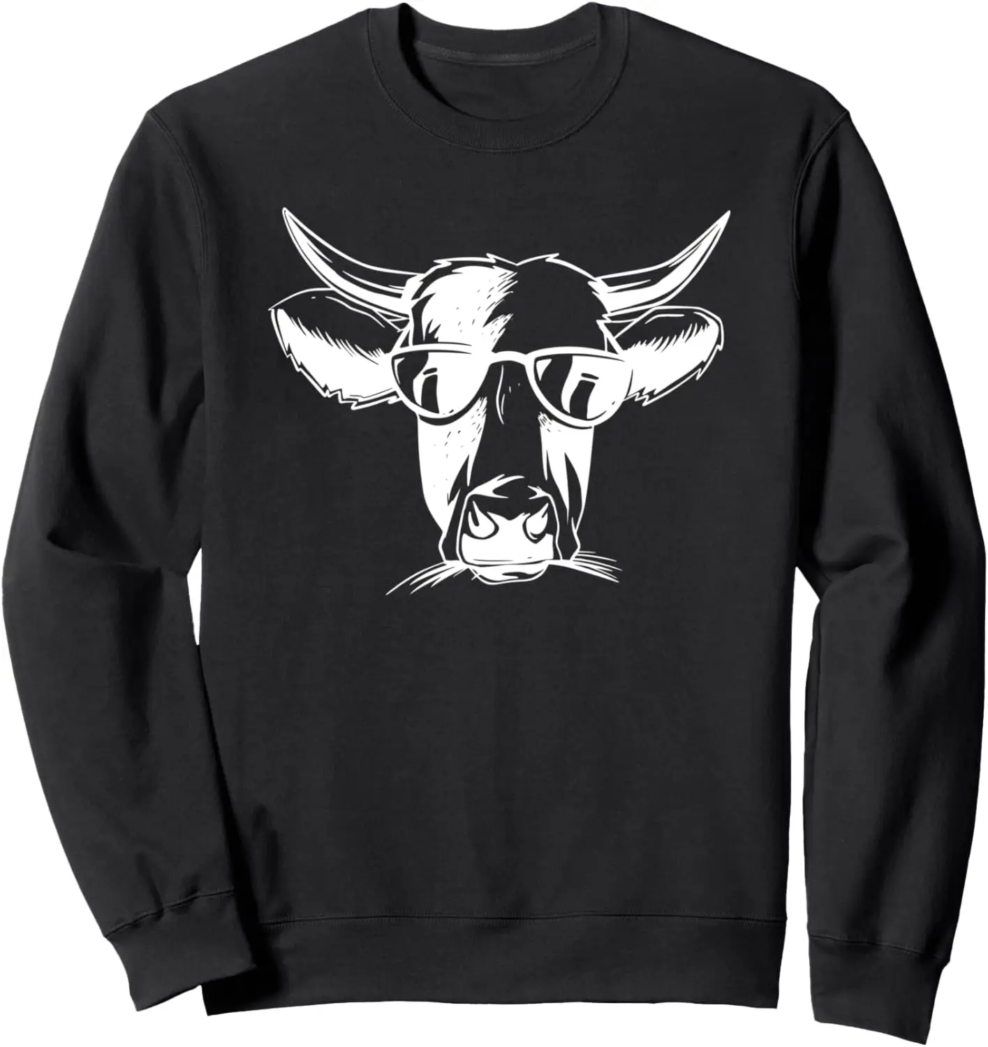 

Cow with Sunglasses - Agriculture Farmer Farmer Sweatshirt