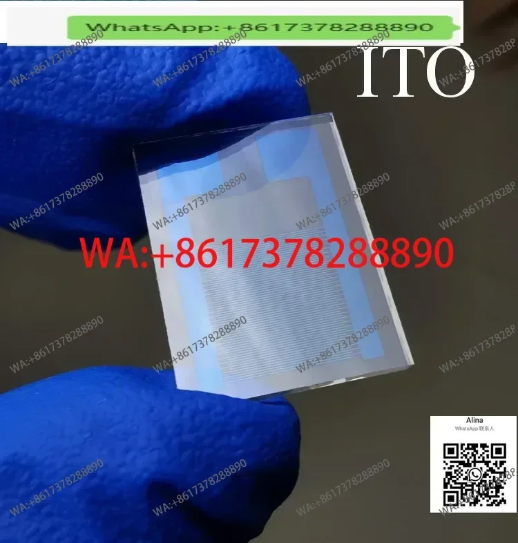 80μm fully transparent ITO conductive glass interdigit  electrode  capacitive array  gas biosensor  photoelectric detection