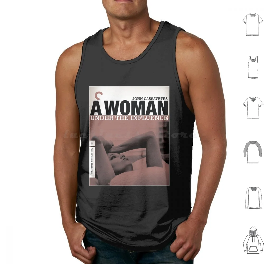 A Woman Under The Influence John Cassavetes Poster Tank Tops Print Cotton Gena Rowlands John Cassavetes A Woman Under The