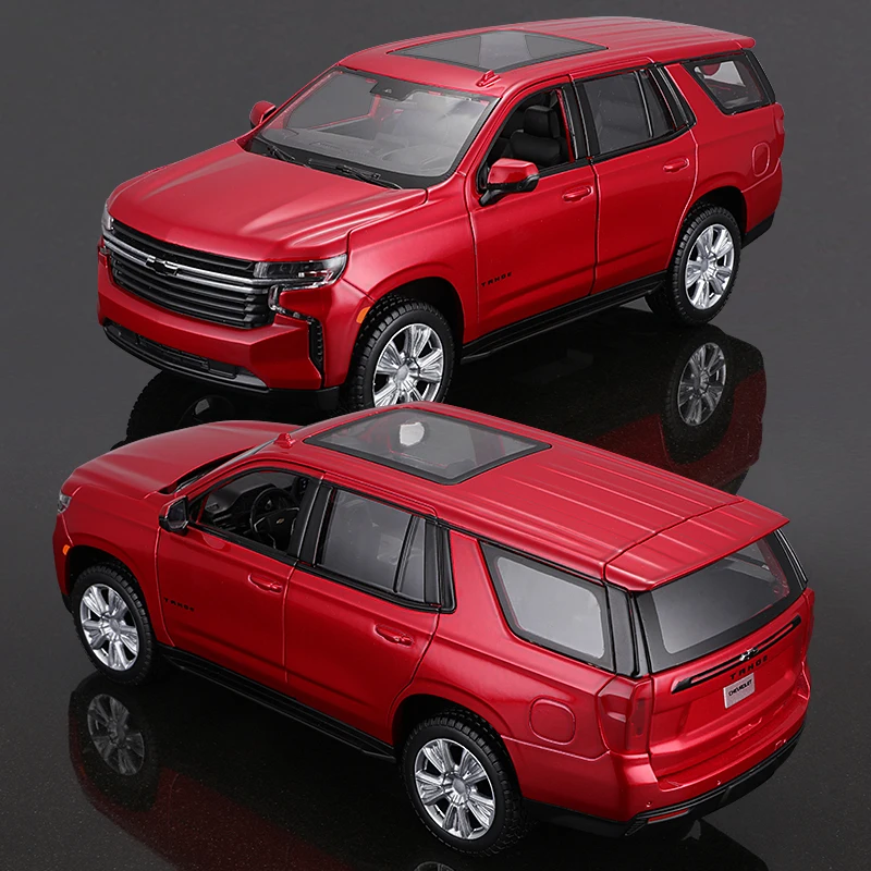 Maisto 1:26 Chevrolet 2021 Tahoe SUV Car Static Die Cast Vehicles Collectible Model Car Toys