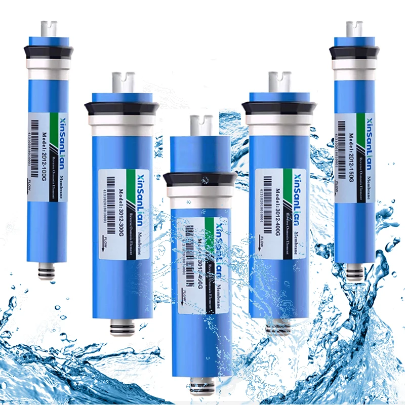 50G 75G 100G 125G 150G 200G 300G 400G Reverse Osmosis RO Membrane Replacement Filters for Water Filtration Water Purifier Filter