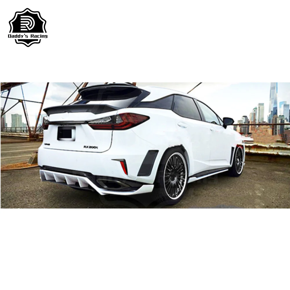 Carbon Fiber Rear Spoiler Wing Fit For RX200T 450H 2016-2020 DD Style High Quality Car Tuning