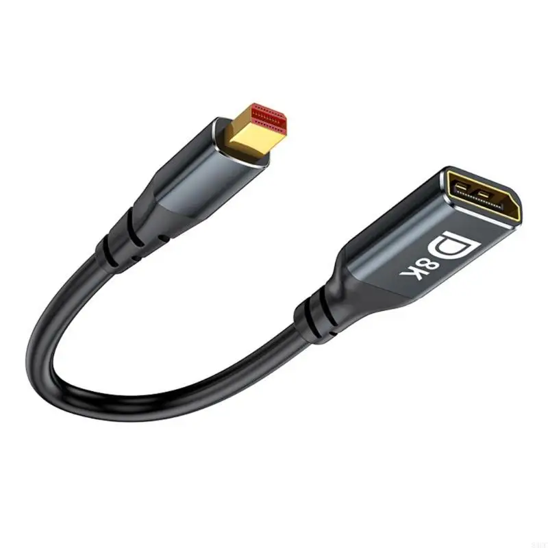 83cc 8K Mini DisplayPort per Adattatore per cavo DisplayPer Bidirectional DisplayPort Convertitori del cavo estensione per