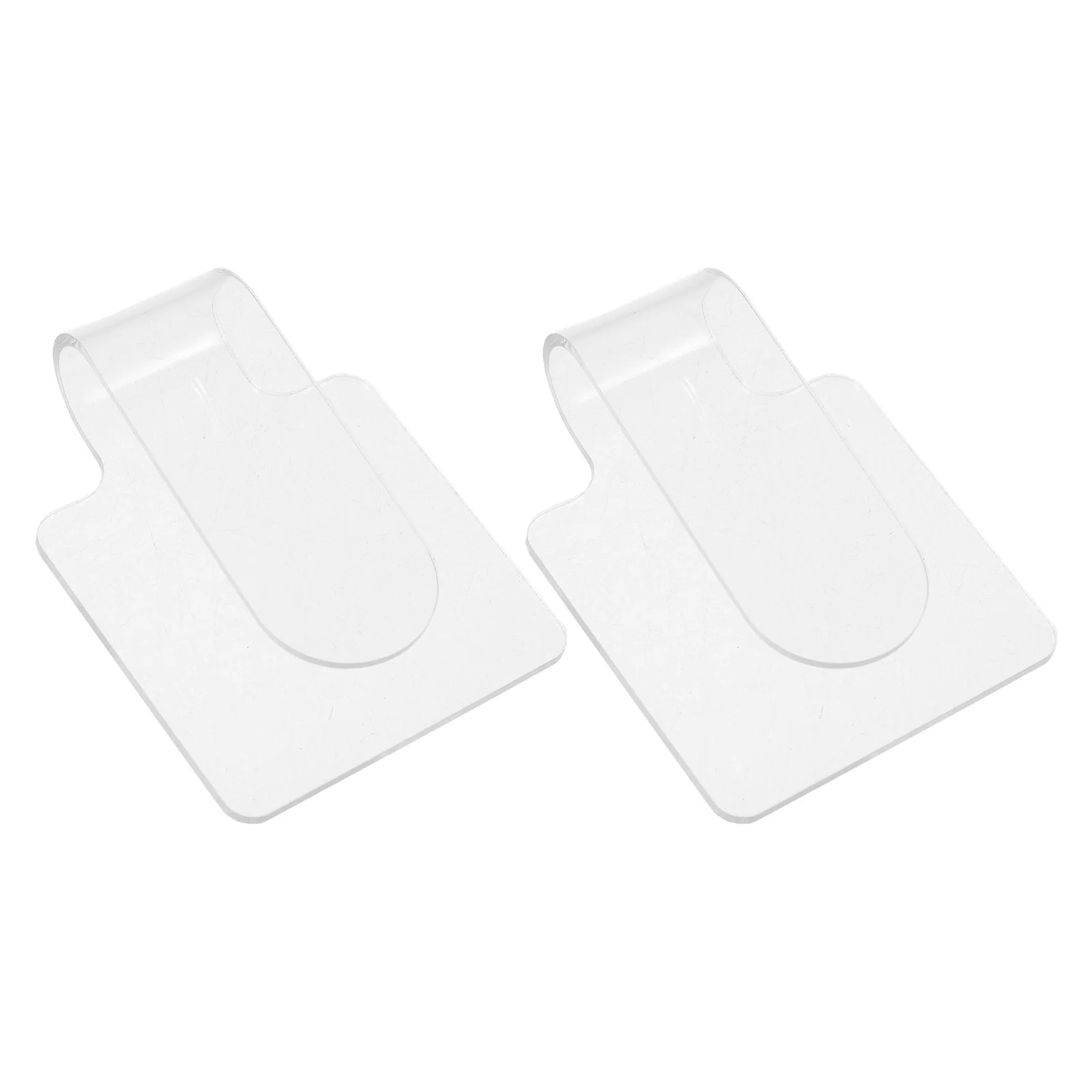 

2Pcs Handheld Acrylic Makeup Clear Mixing Plates for Foundation Powder Ergonomic Portable Beauty Tools Lightweight Fits