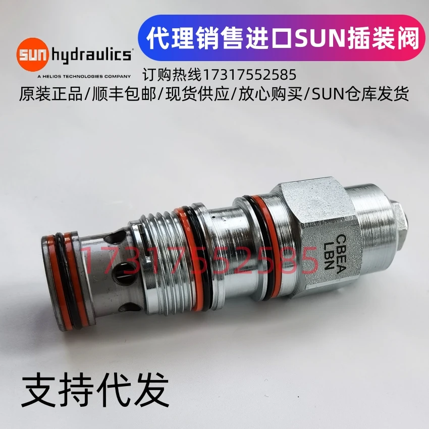 SUN Cartridge Counterbalance Valve CBEA-LHN/LBN/LAN/LIN Thread 25.4 Flow 120L