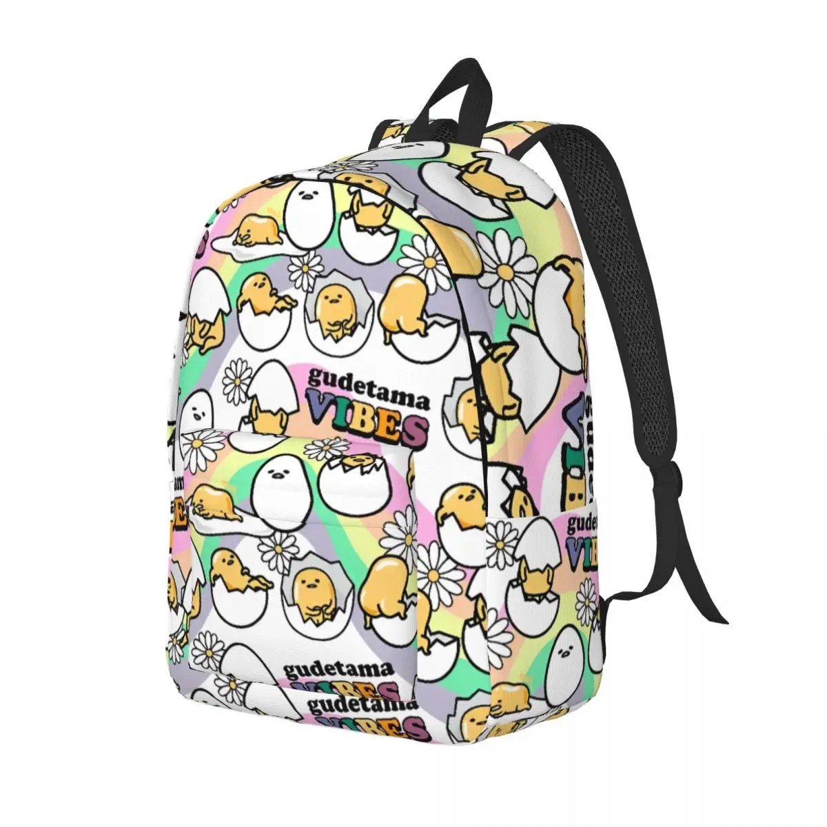 Mochila Gudetama para jardín de infantes, escuela primaria, estudiante, mochila de dibujos animados Kawaii, mochila deportiva para niños y niñas