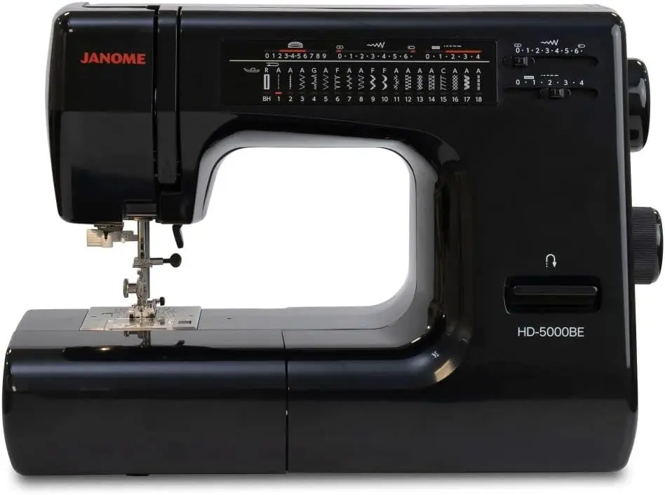 

Hd5000 Black Edition Heavy Duty Sewing Machine With Bonus Quilt Kit Large