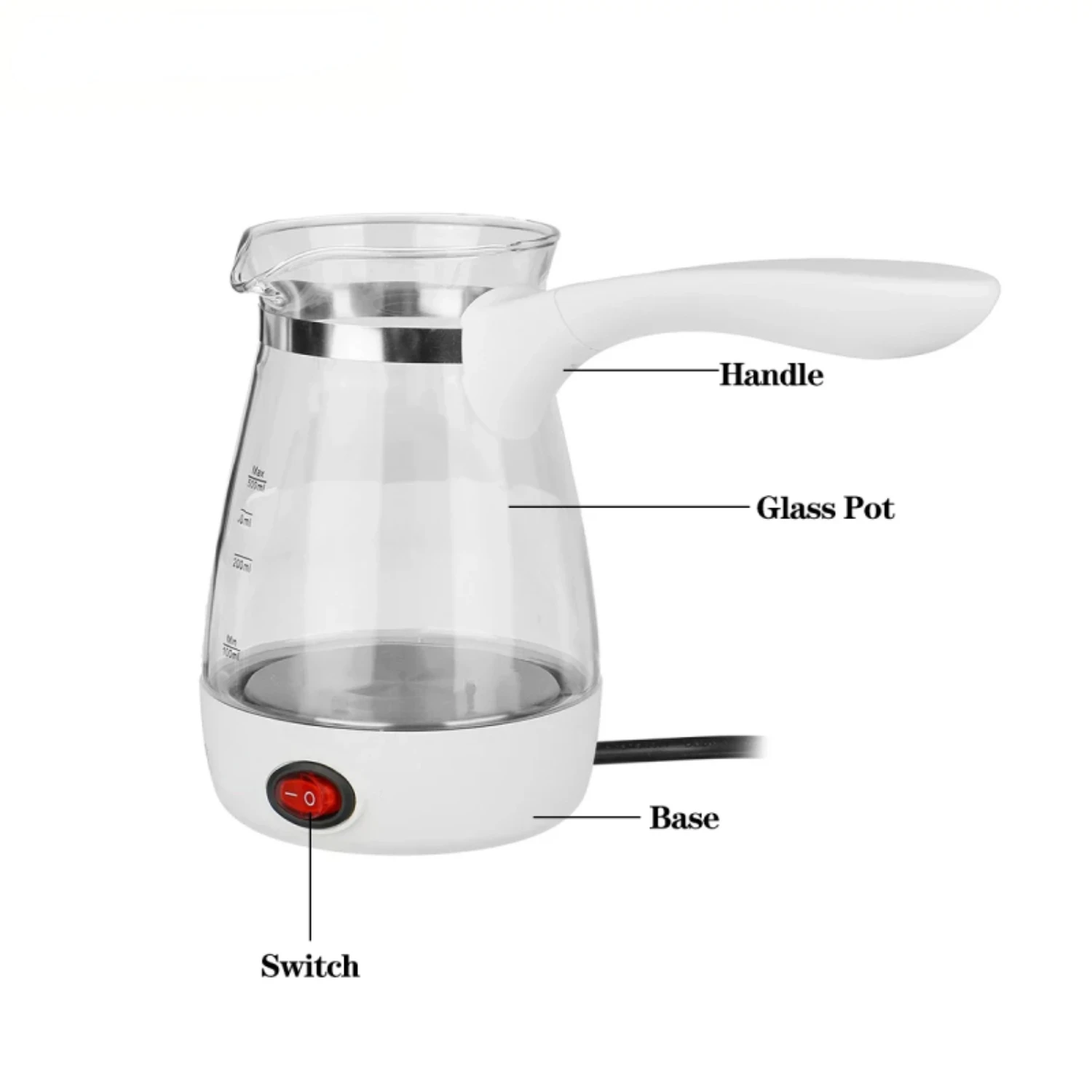 New Portable, handy, and user-friendly Heat Resistant Electrical Espresso Coffee Maker - Perfect for busy mornings at home, this