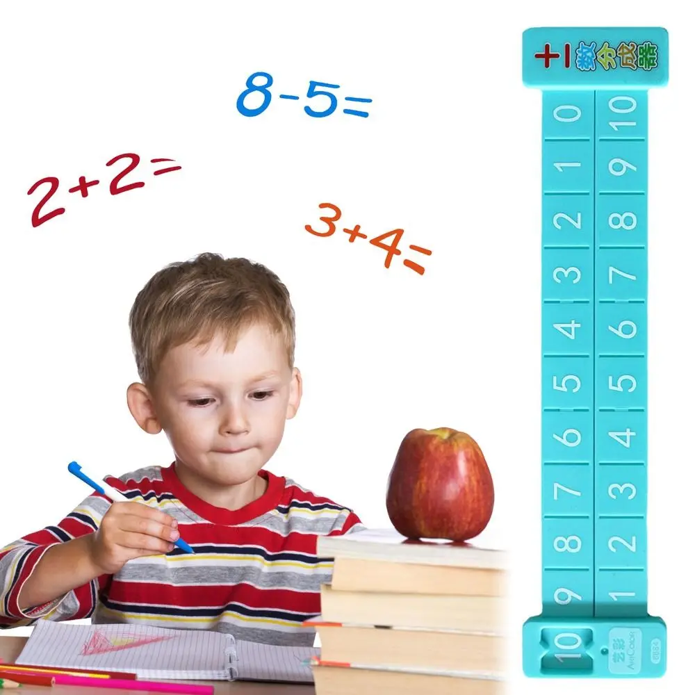 

Plastic Math Decomposition Ruler Within 20 Portable Subtraction Ruler Random Color Teaching Demonstration Addition Ruler