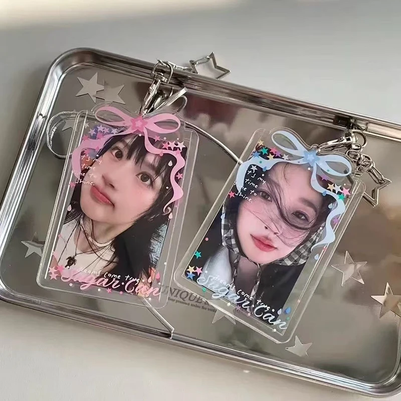 INS Kpop حامل بطاقات الصور المعبود بطاقات الأكمام Kpop صور بطاقات حامي حقيبة الظهر معلقة قلادة المفاتيح غطاء بطاقة #5