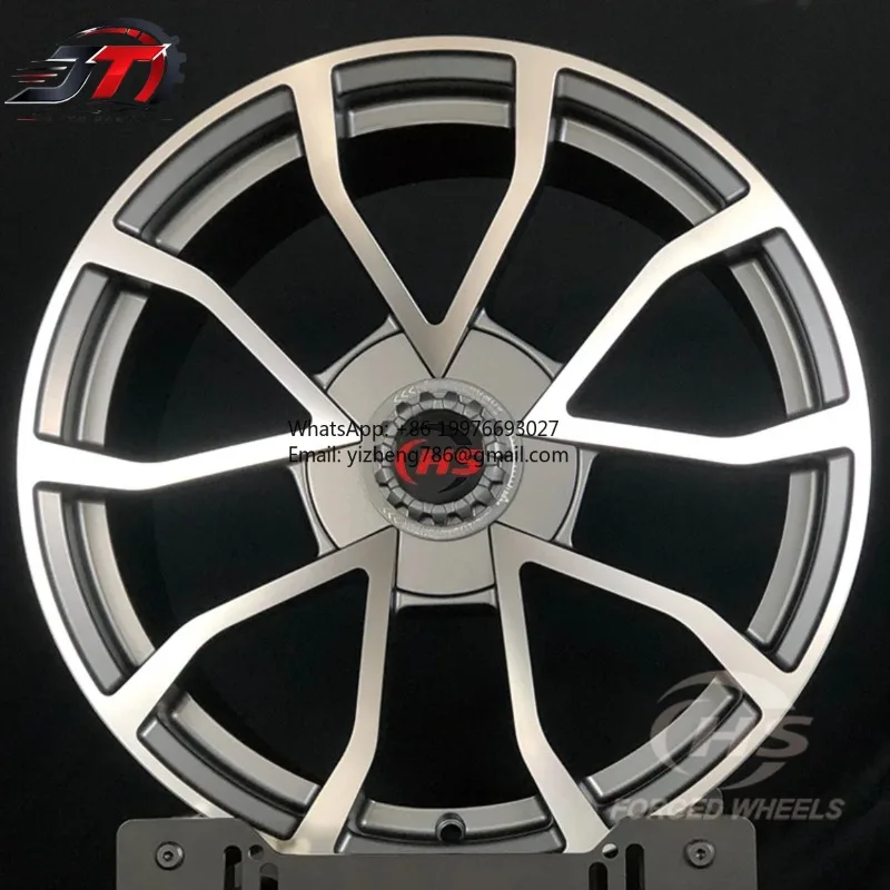 JT OEM 18 19 Inch 5x120 Machine Face Monoblock Custom Sport Car Forged Wheels Rims For C6