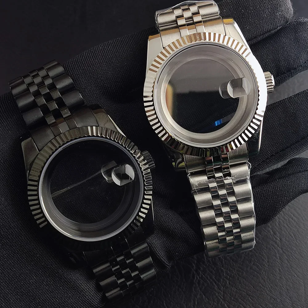 

Корпус 36/40 мм, сапфировое стекло, подходит для NH 35 NH36 NH34 NH70, механизм, прозрачная задняя крышка, золотой, черный, серебристый, корпус из розового золота