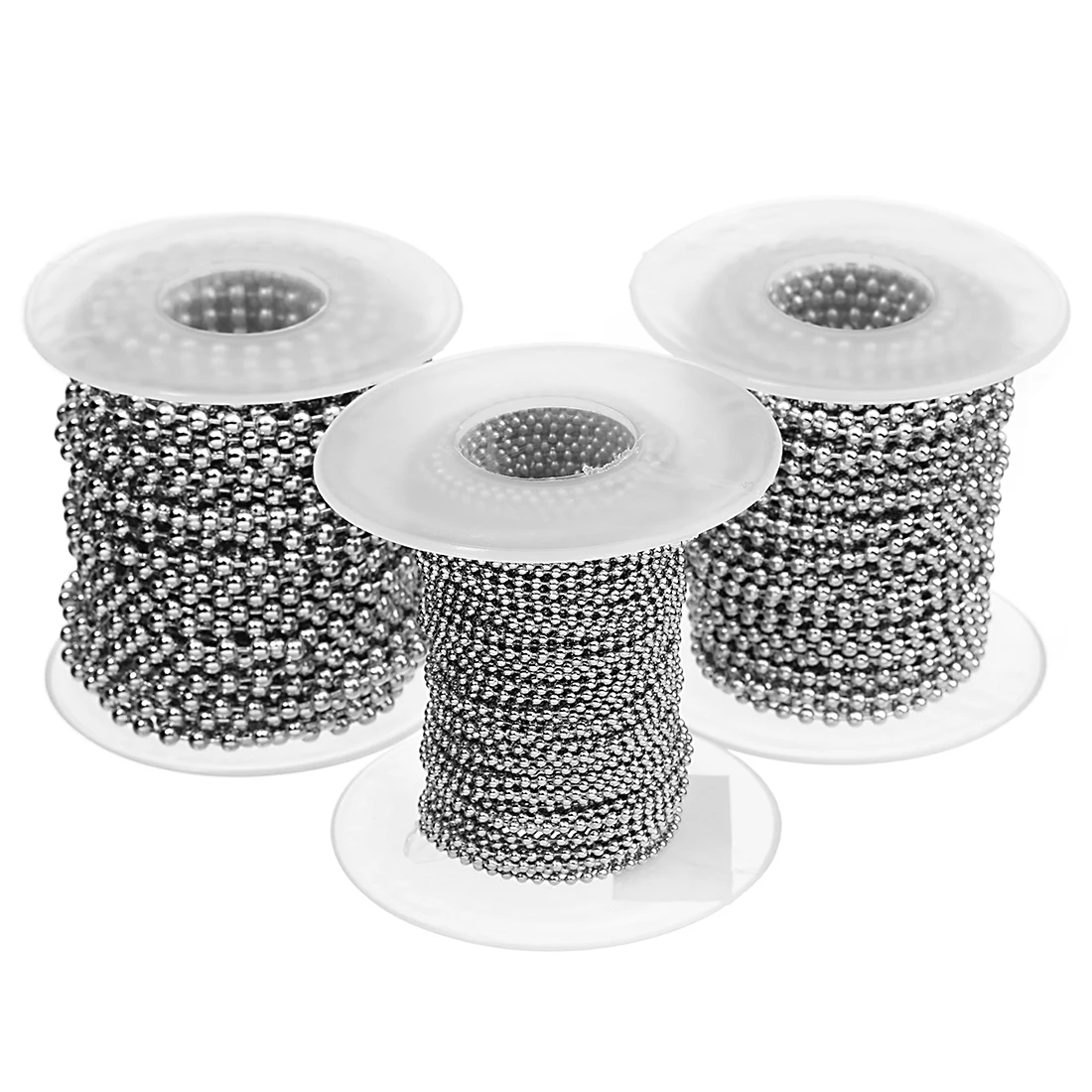 

10Yards/Lot Stainless Steel Ball Chain For Jewelry Making 1.5-5mm Extender Chain Diy Necklace Bracelets Metal Connectors Finding