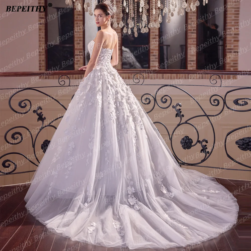 BEPEITHY Customizd Beach Sweetheart A Line Flowers Wedding Dresses For Women Sleeveless Vintage Lace Bride Plus Size Bridal Gown - AliExpress 320 BEPEITHY Customizd Beach Sweetheart A Line Flowers Wedding Dresses For Women Sleeveless Vintage Lace Bride Plus Size Bridal Gown - AliExpress 320