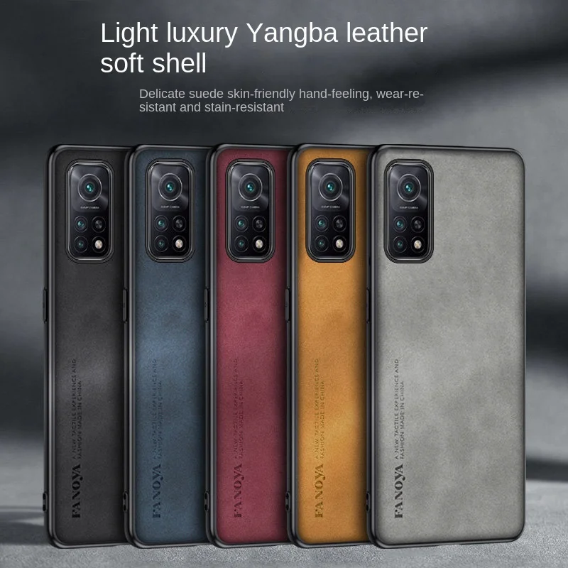 

For Xiaomi 10T Pro 10TPro 5G Case PU Leather Surface Hard PC Back Cover Shockproof Matte Phone Case for Xiaomi Mi 10T Xiaomi10T