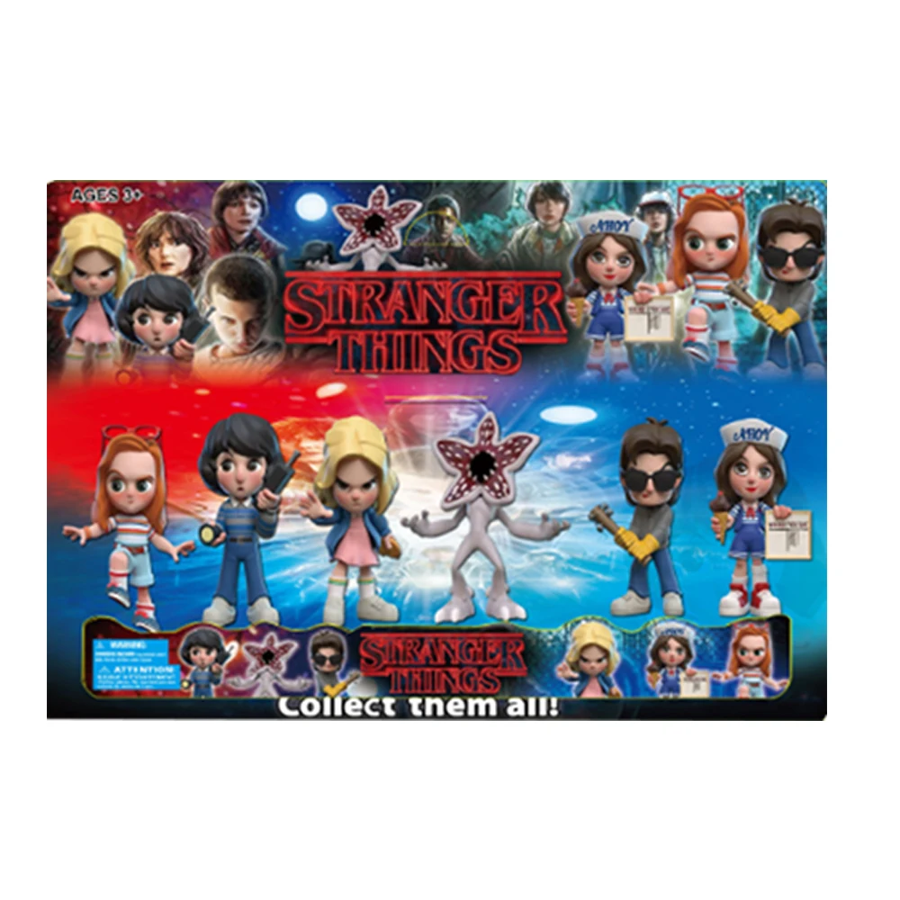 NEW many Styles Stranger Figure Eleven Dustin Barb Steve Demogorgon Action Fiqures Toy Birthday Gift Toy THINGS ﻿