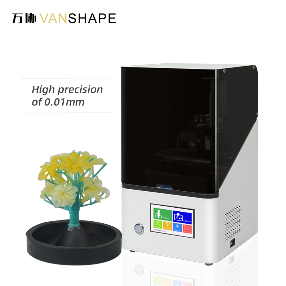 Vanshape LCD 3D Printer For Dental Moulds High Resolution Jewellery 3d Printer