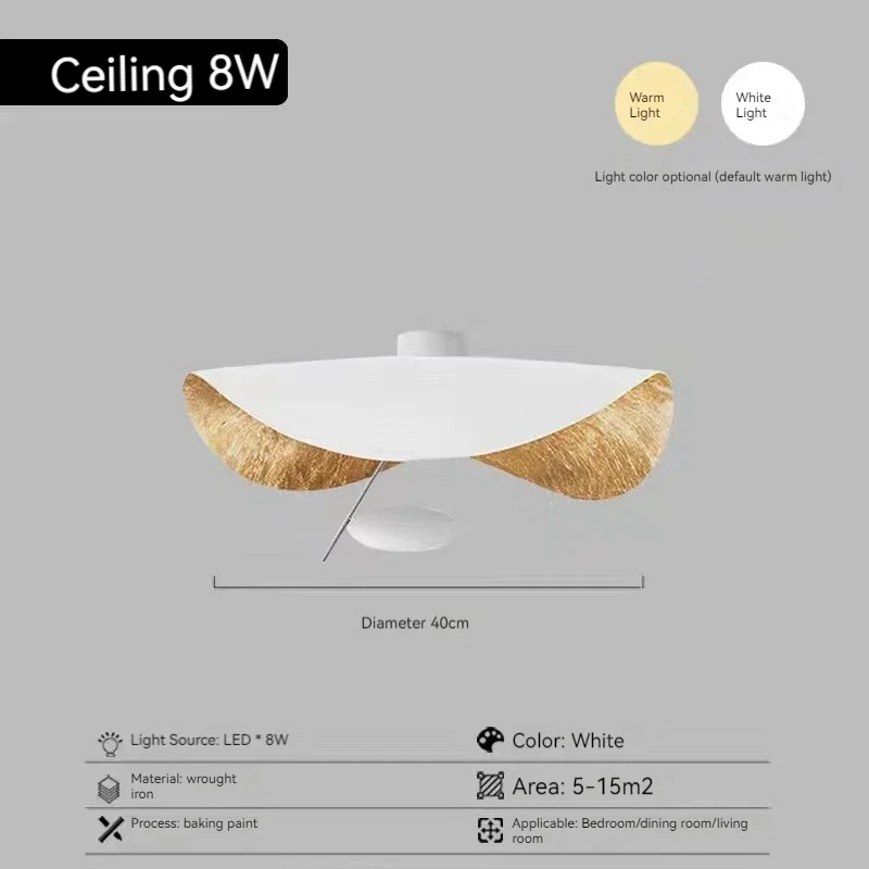 Italiaanse Catellani goudfolie hanglamp Franse Nanyang Retro gastenrestaurant moderne lichte luxe studeerkamer licht