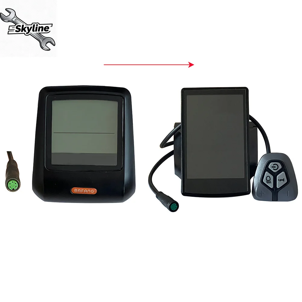 

DPC07 LCD Display Bicycle Accessories Speed Control Panel 36V48V For Mid-motor Ebike Instrumentation Electric Bike