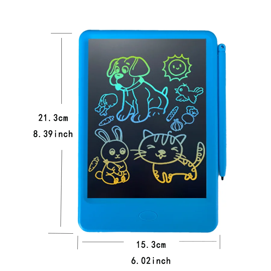 Tableau d'écriture LCD couleur pour enfants, jouets éducatifs pour Pâques, Halloween, Noël, Thanksgiving, cadeaux d'anniversaire, 8.5 pouces