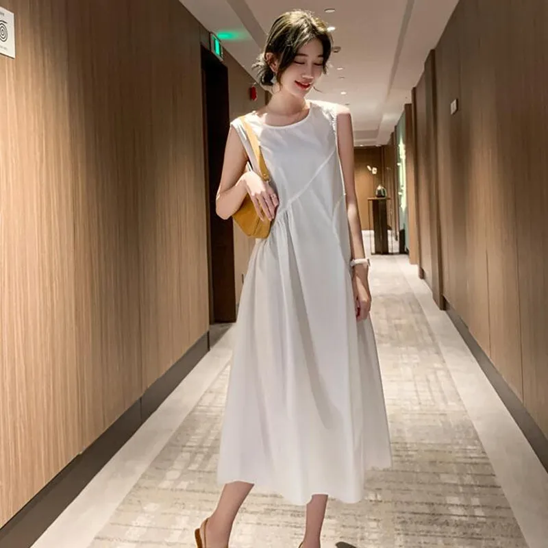 Bohemian Style Women Summer Long cotton Dress Korean style loose casual streetwear maxi party dresses vestidos de verano mujer