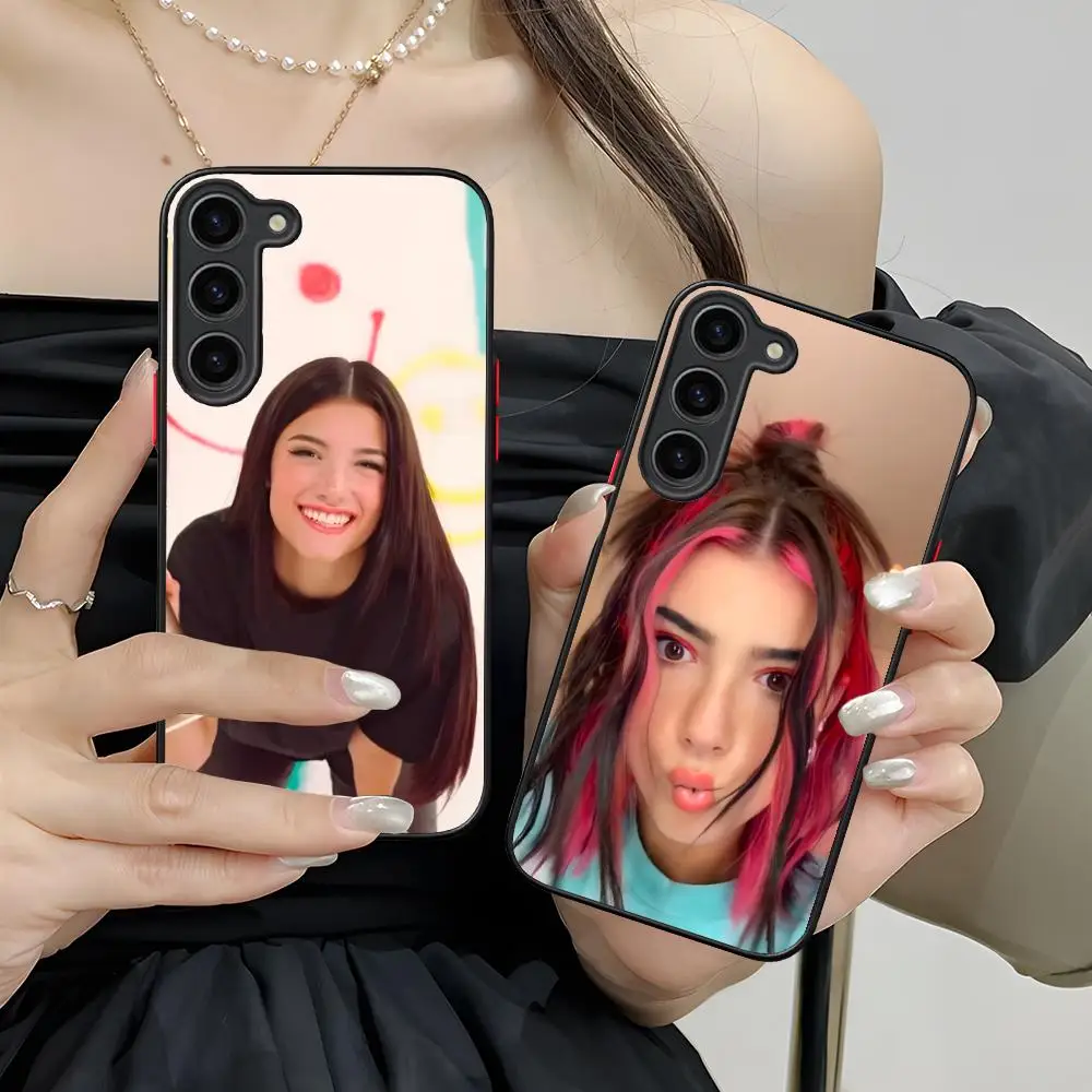 Charli Damelio Phone Case for Samsung Galaxy S26 S25 S24 S23 S22 S21 Plus FE Ultra Skin Feel Shockproof Cover
