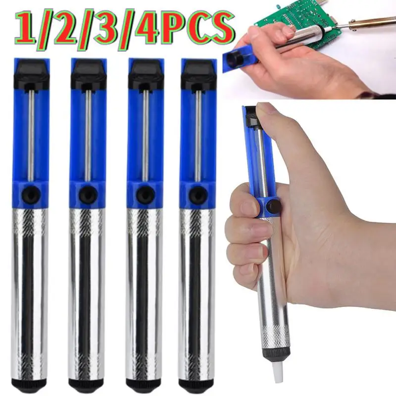 Soldering Sucker Pen Aluminum Desoldering Pump Suction Tin Gun Removal Vacuum Soldering Iron Desolder Hand Welding Tools