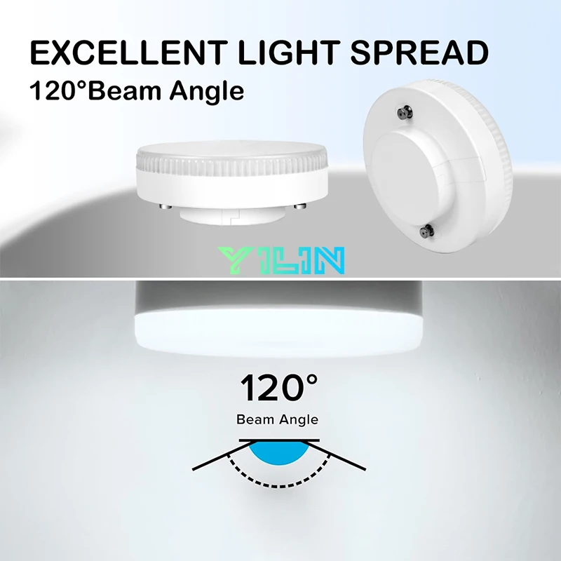 GX53 الذكية LED لمبة RGBCW 12 واط خزانة الأضواء لمبة واي فاي تويا APP التحكم ذكي LED النازل إضاءة الخزانة AC220V #5