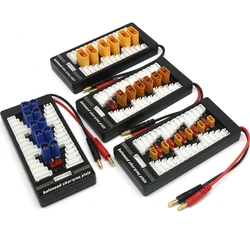 Multi 6 In 1 2S-6S Lipo Battery Parallel Charging Board With EC3/EC5/XT30/XT60/XT90/Tplug For RC Battery Charger Imax B6 B6AC B8