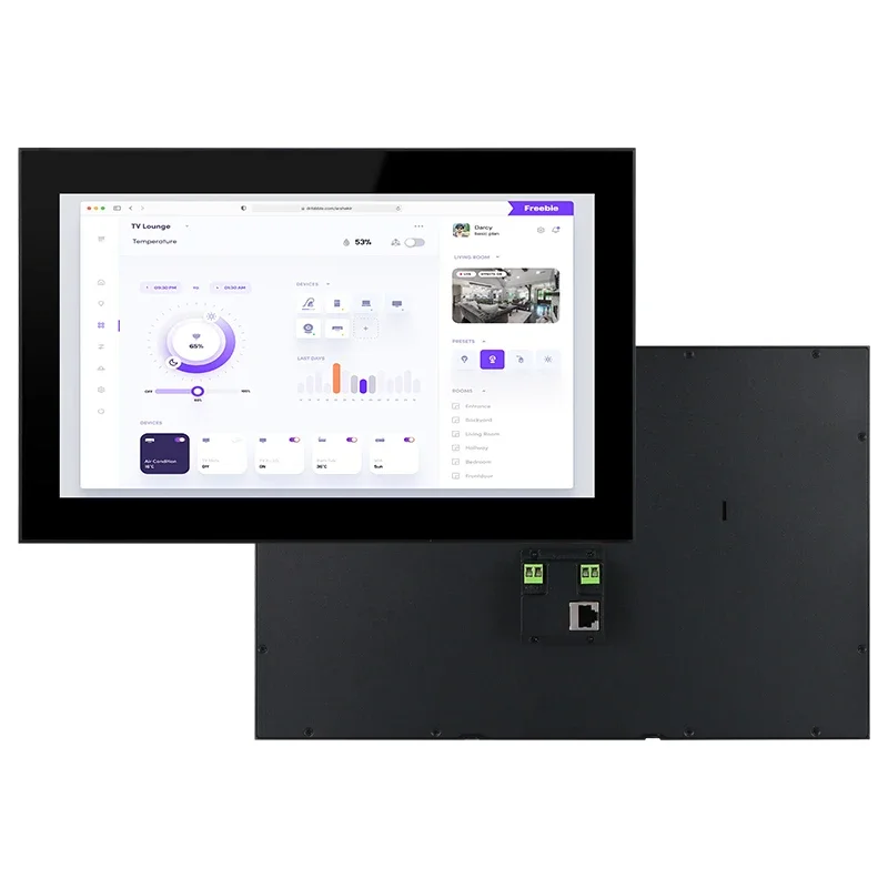 Portworld 14inch Central Control Screen RK3568 1920*1080 Luxury Metal Smart Home Android Tablet