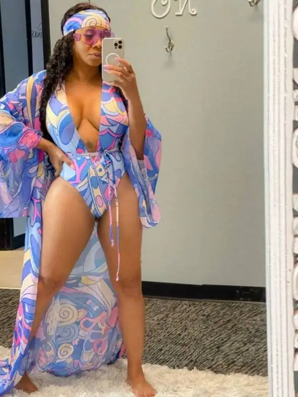 セクシーなvネックレースアップボディスーツ水着カバーアップ女性用ドレスbボディコンフィットポリエステル生地カジュアルスポーツシーン