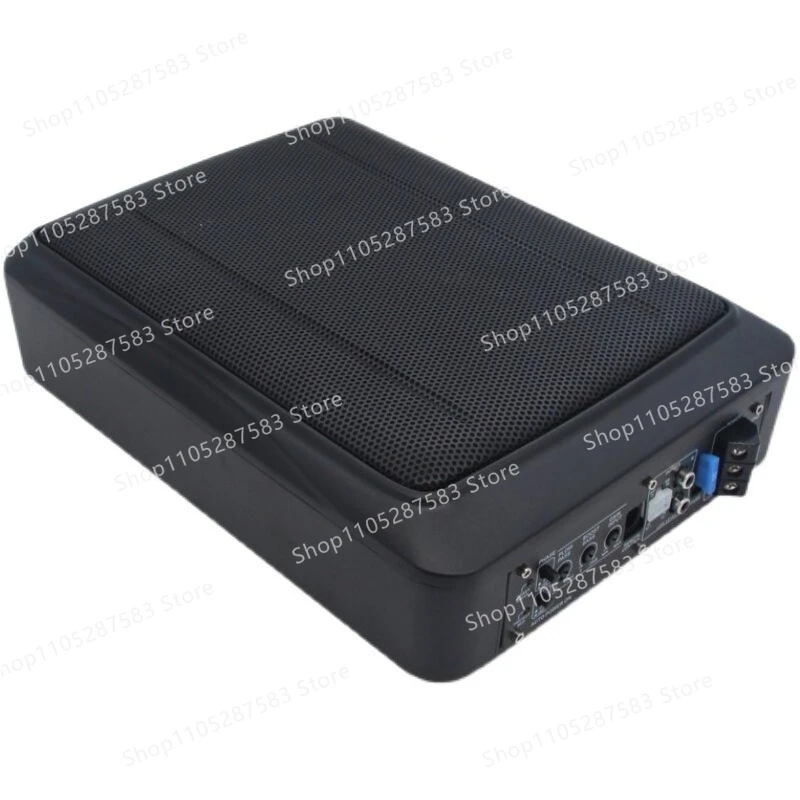 Vehicle subwoofer 12V car 24V truck with ultra-thin seat active aluminum alloy small steel cannon audio