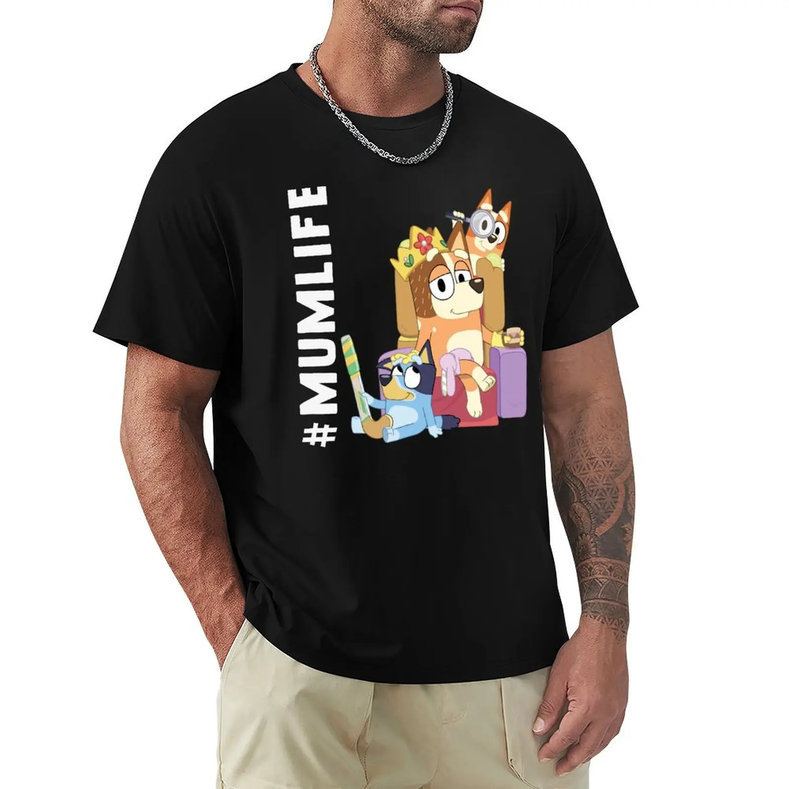 Funny Family Dog #3210 T-Shirt basketball graphic tees funny meme t-shirts vintage t shirts Men's clothing