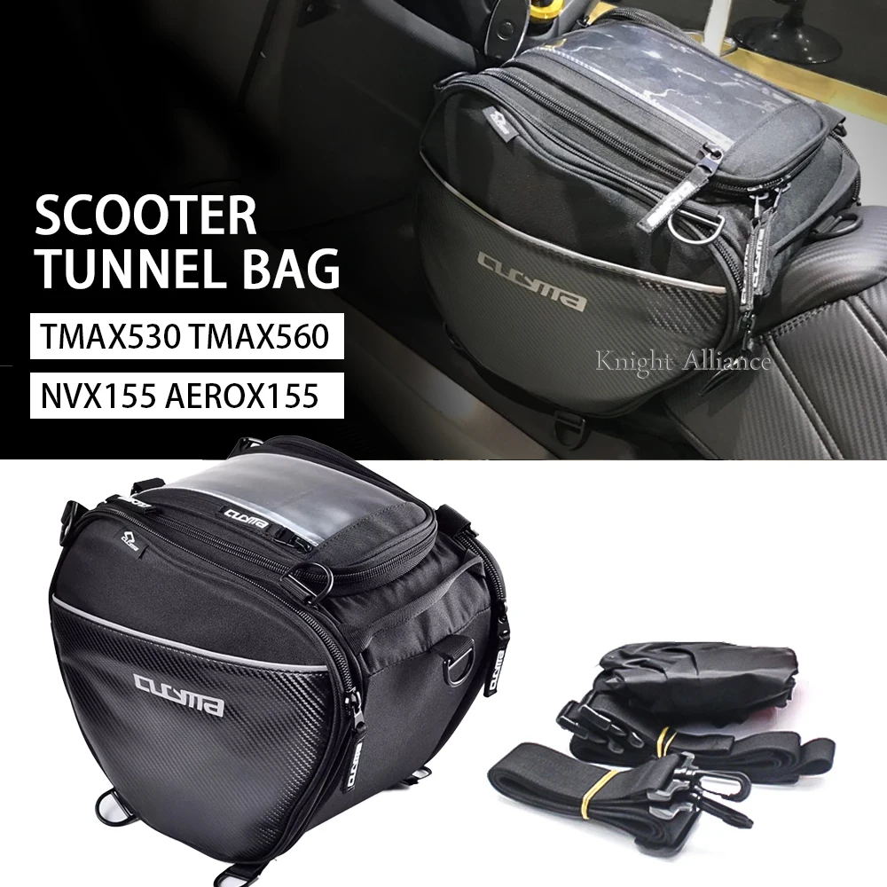 

For YAMAHA TMAX530 NVX155 TMAX560 AEROX155 T-MAX 530 560 Scooter Tunnel Bag Waterproof Fuel Tank Bag Motorcycle Gas Tank Bags