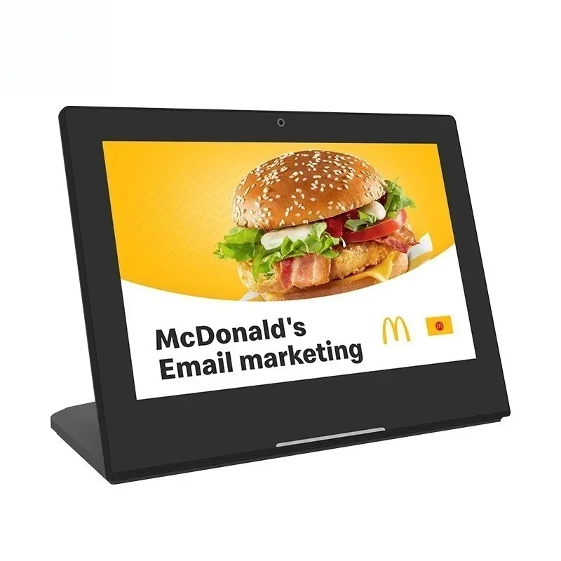 2025 حار بيع أندرويد 11 L شكل اللوحي 10.1 بوصة تعمل باللمس Rk3566 RJ45 NFC سطح المكتب POS الكمبيوتر اللوحي رباعية النواة بالسعة الشاشة #2