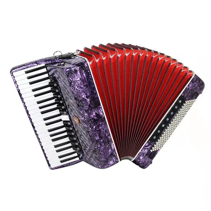 

Instrument Yingwu YW9968 41 Key 120 Bass Piano Accordion with Strap Keyboard Accordion for Adults