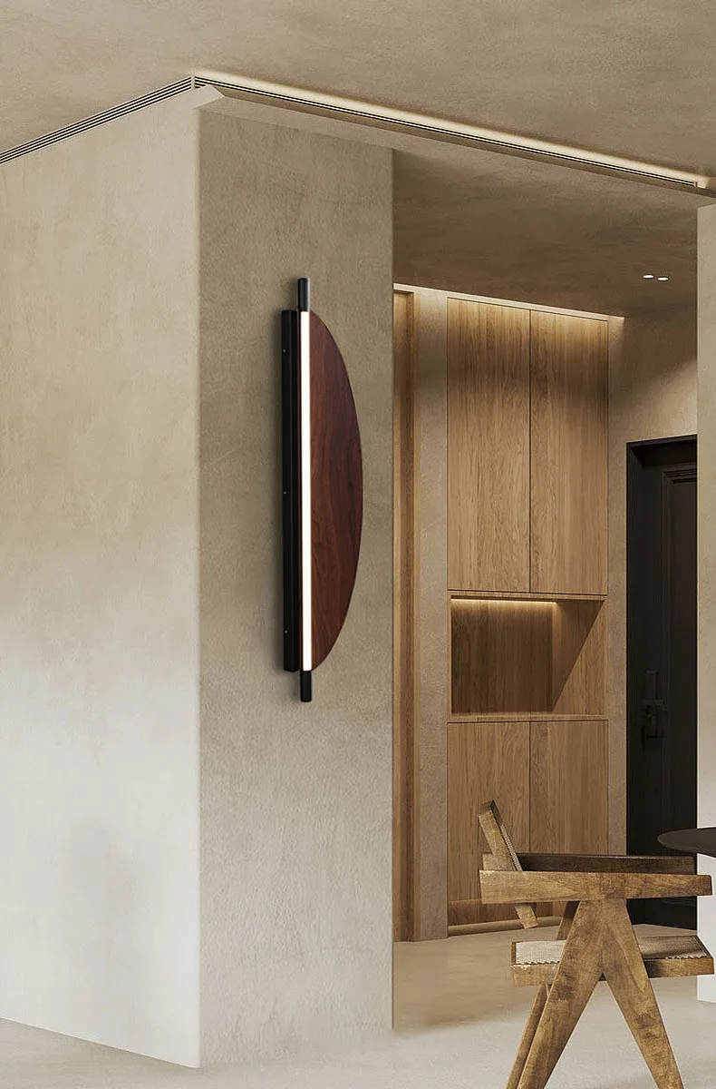 Brown Metal Leaf Home Wall Light